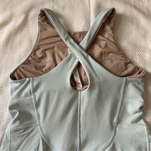 Lululemon Court Crush Tennis Dress - Powder Blue SZ 10 - Picture 5 of 7